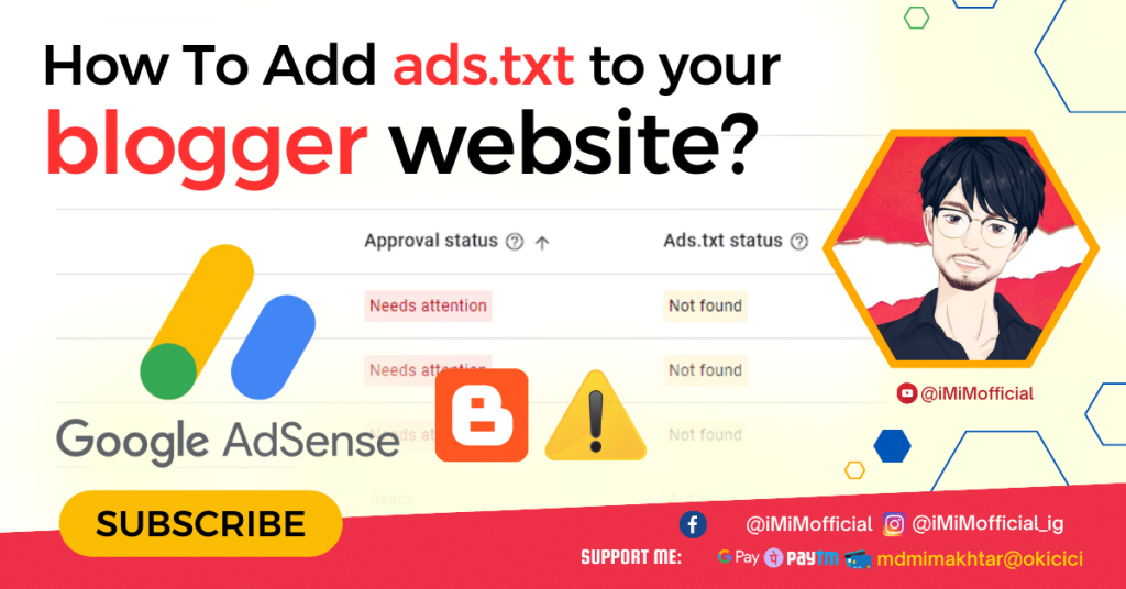 How to Add ads.txt to Your Blogger Website (Google Adsense): A Step-by-Step Guide